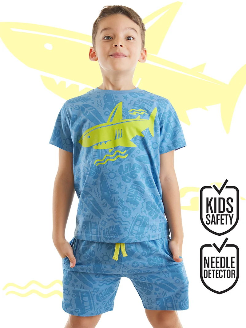 MSHB&G Shark Sea Boy T-shirt&Shorts Set
